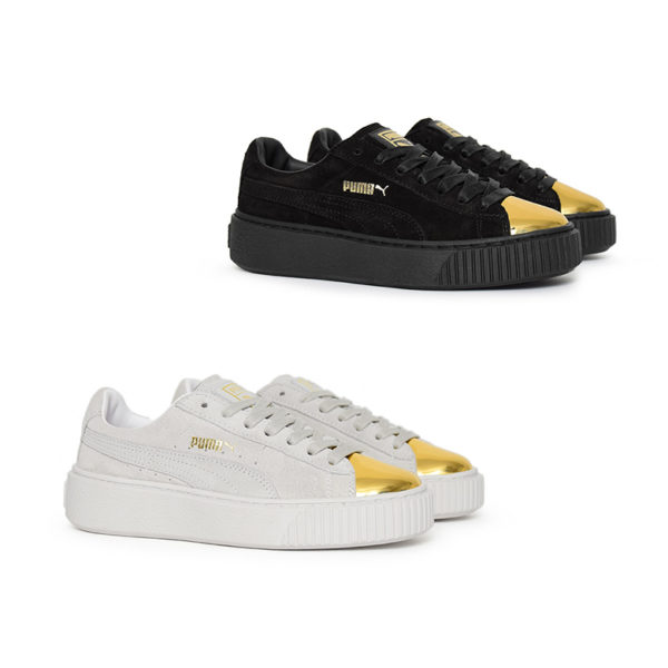 Puma Suede Platform Gold Pack Sneakers Fr