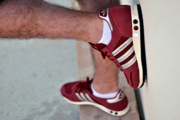 La trainer 2025 adidas bordeaux