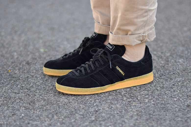 adidas Topanga Black Gum Sneakers