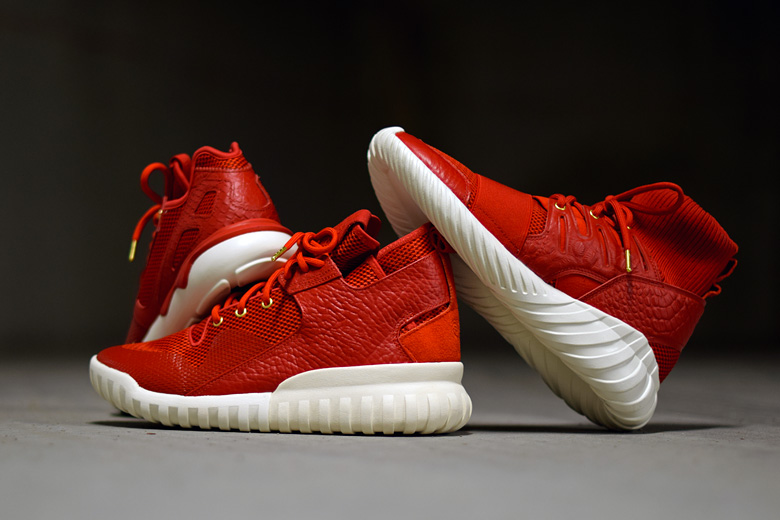 Adidas tubular on sale x pk rouge