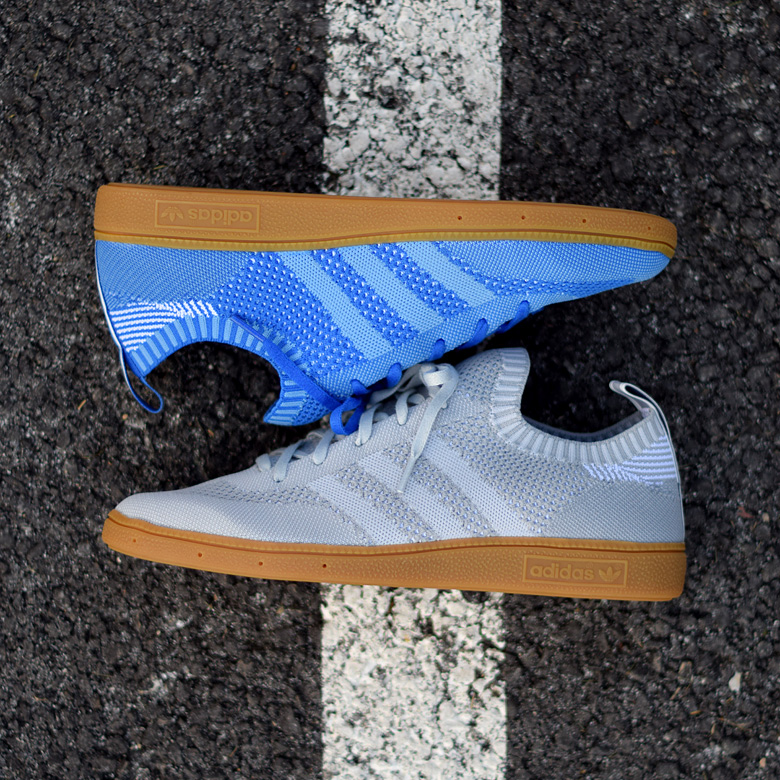 Adidas samba primeknit clearance blue