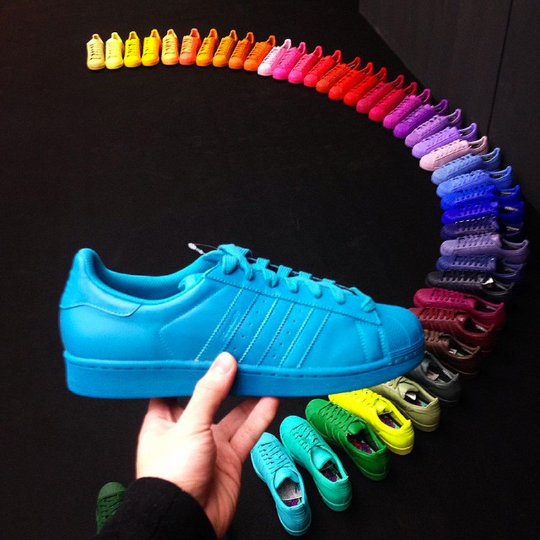 Adidas superstar toute les on sale couleurs