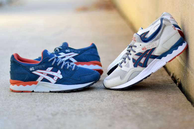 Asics gel lyte 5 rouge et hot sale blanche