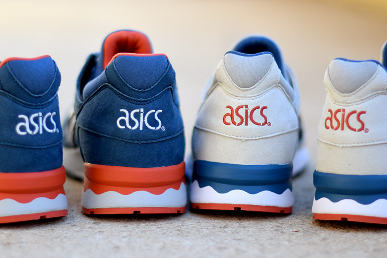 Asics gel lyte 5 bleu et rouge best sale