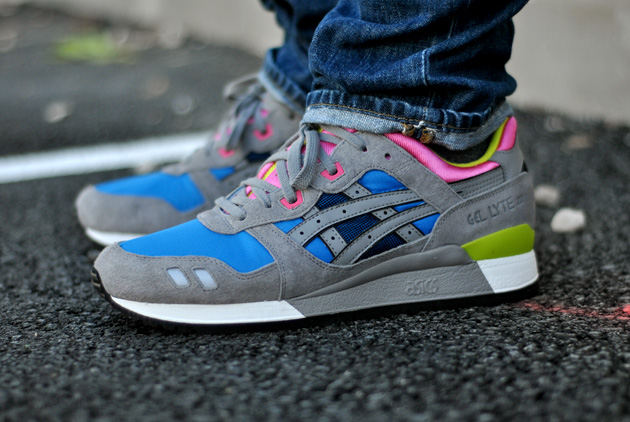 asics gel lyte 3 rose bleu