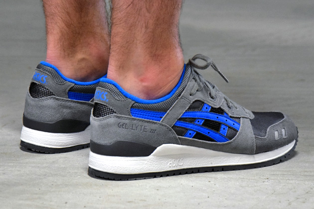 Asics gel lyte 3 grise et on sale bleu