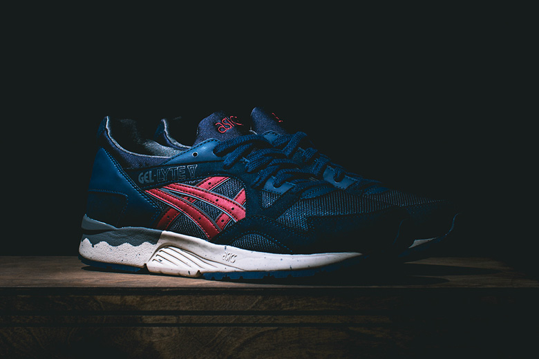 Asics gel lyte v noir et on sale rouge