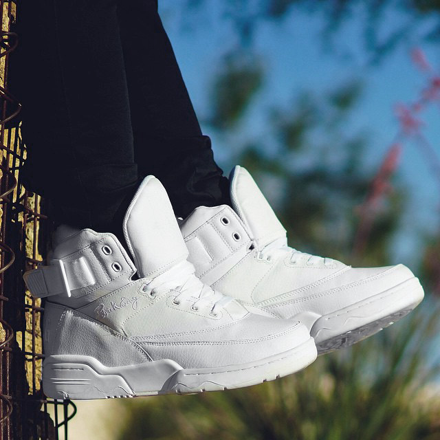 Ewing 33 Hi Triple White Sneakers