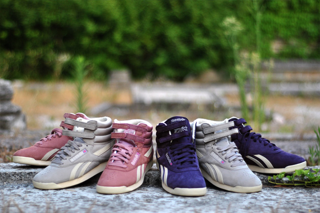 reebok freestyle hi rose