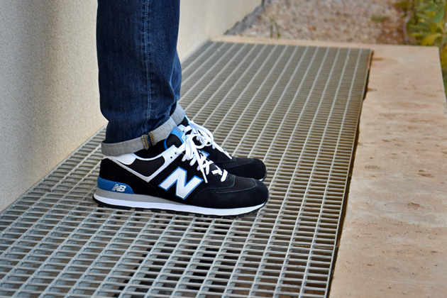 New balance noir et on sale bleu