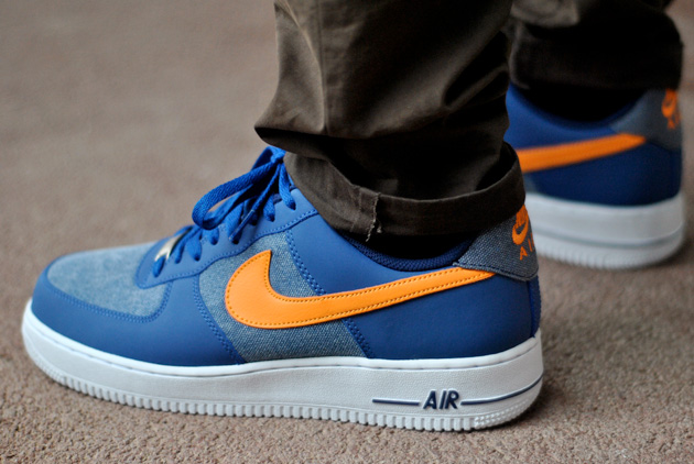 Air force one shop bleu et jaune