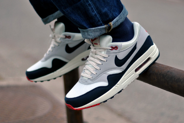 Air max one outlet blanche et bleu