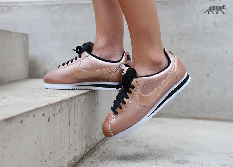 Nike Cortez Leather Bronze Sneakers