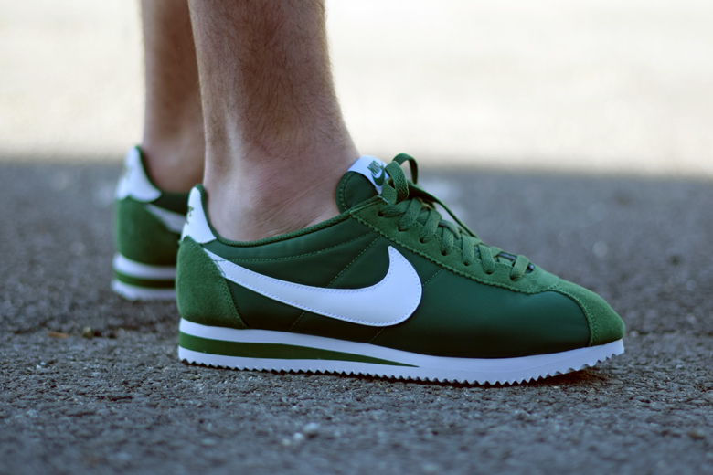 Nike classic cortez store homme verte