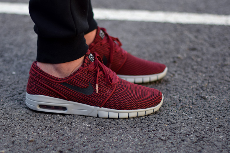 Nike janoski cheap max rouge