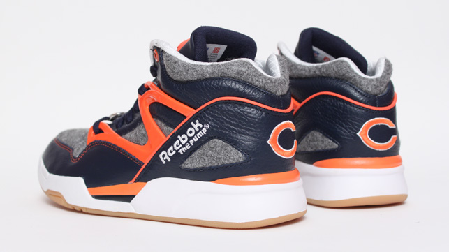 Reebok Pump NFL Chicago Bears Sneakers