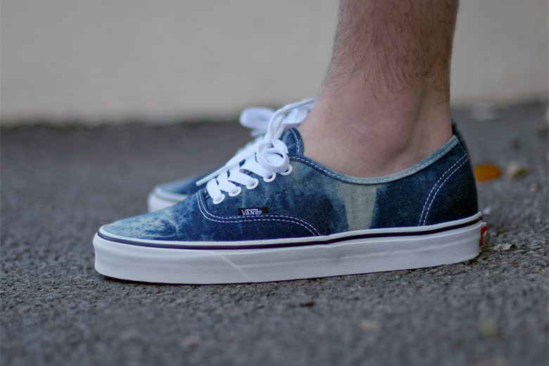 Vans authentic acid store denim