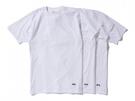 Tshirts Hanes Par Stussy