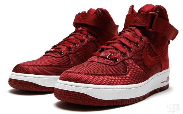 naaimachine native overschot Nike Air Force 1 High Bordeaux - Sneakers.fr
