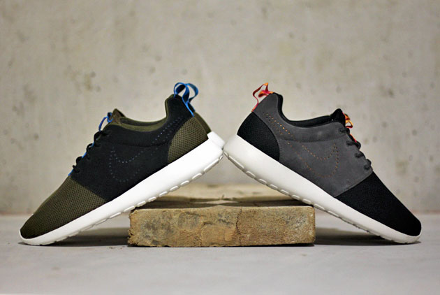 Nike roshe run clearance gris noir