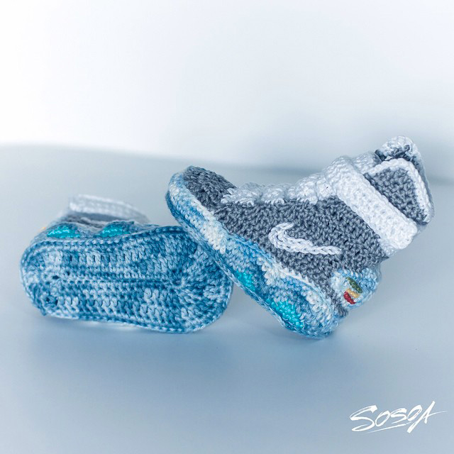 Nike Air Mag en crochet pour bébé 
