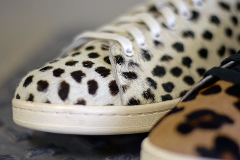 adidas originals stan smith sneakers in animal print