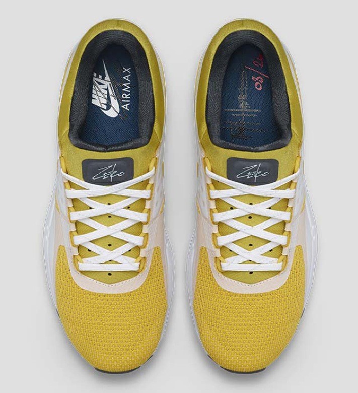 nike air max zero white yellow QS-3