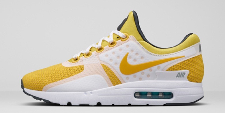 nike air max zero white yellow QS-4