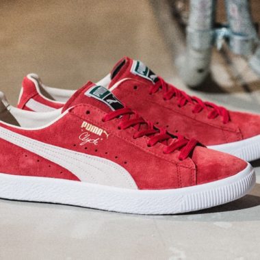 puma clyde rouge