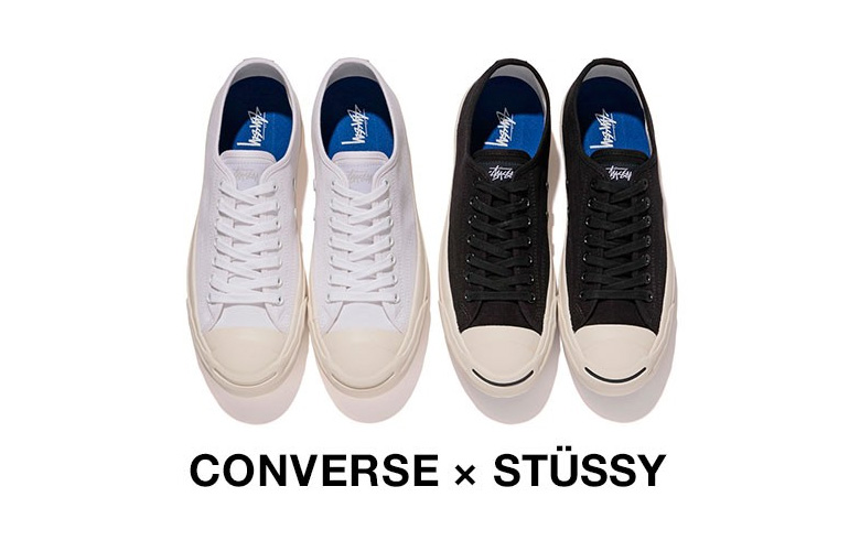converse jack purcell x stussy