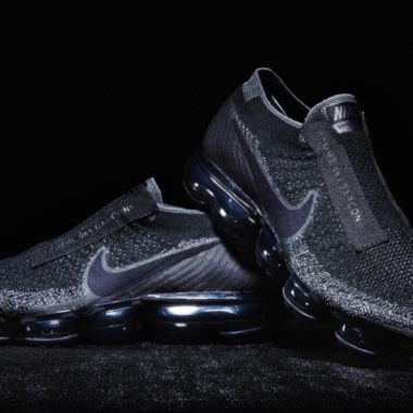 vapormax sans lacet noir