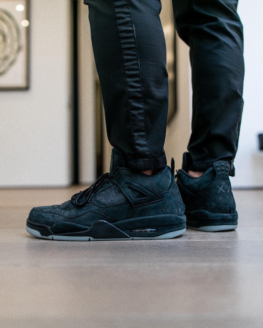 KAWS x Air Jordan 4 Black