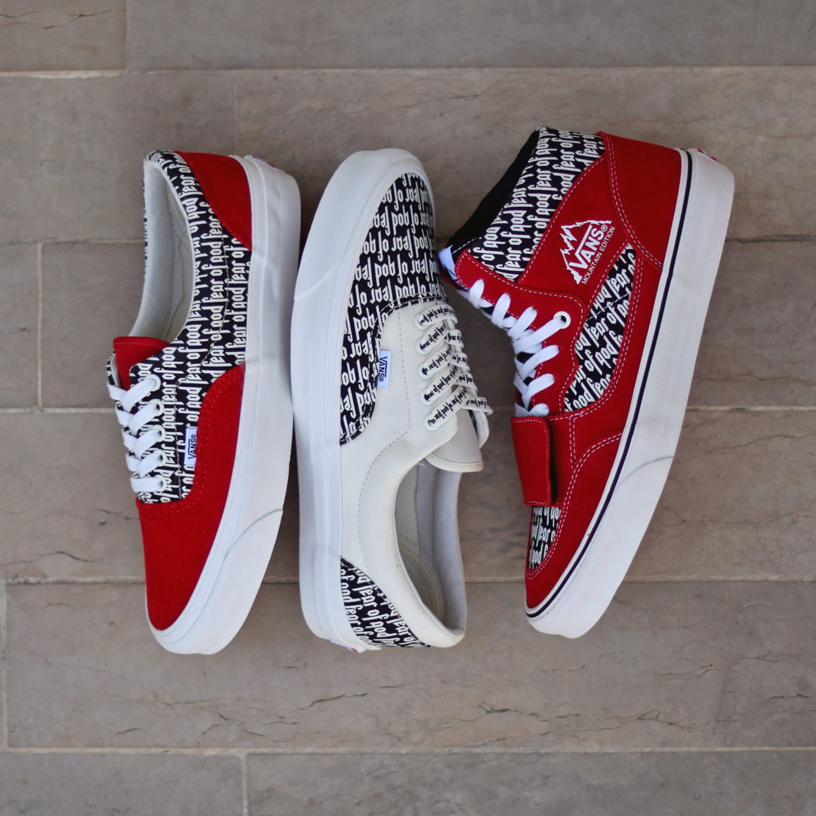 Vans on sale rouge 2017