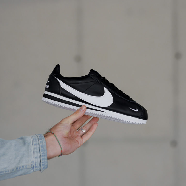 nike cortez double swoosh