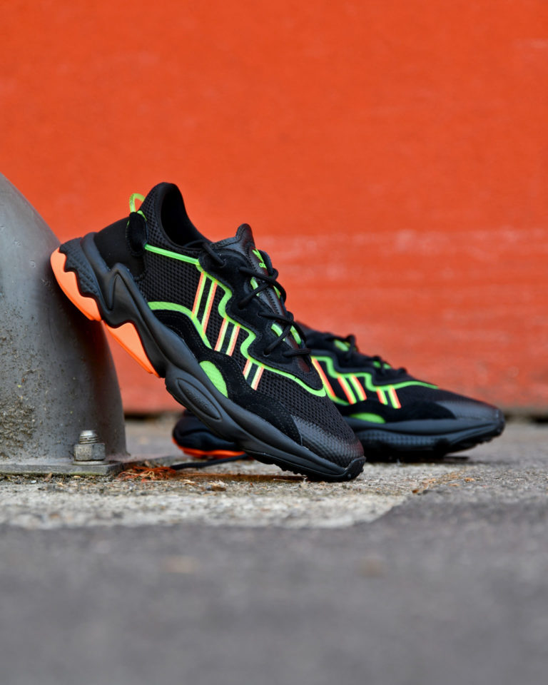 adidas ozweego black green