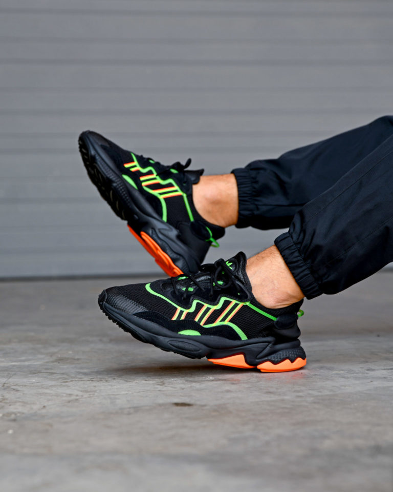 adidas ozweego black green