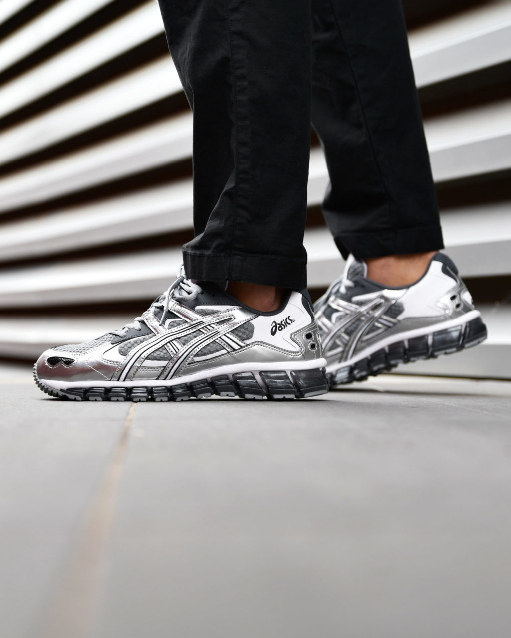 asics silver sneakers
