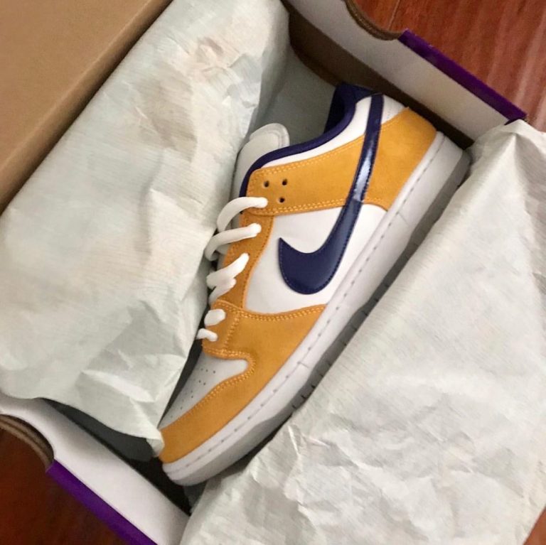 nike dunk low lakers