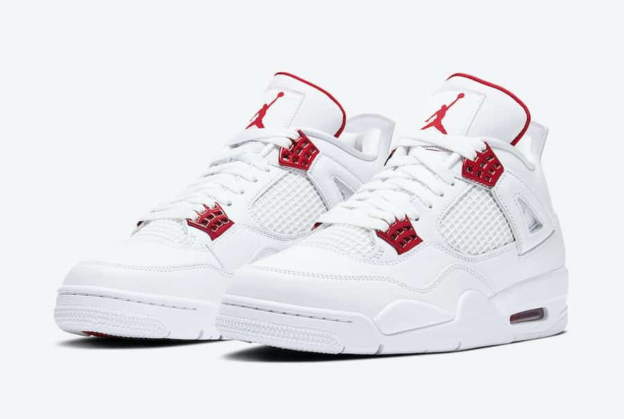 Air Jordan 4 “White/Metallic Red 