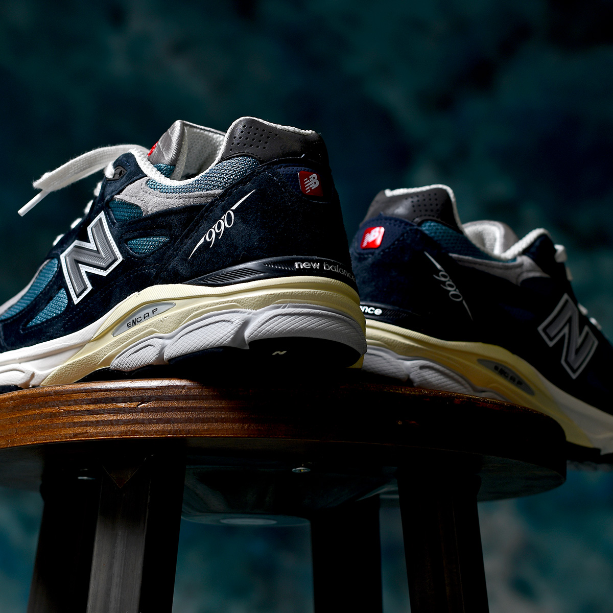 New Balance M990 V3 TE3 Navy/Spring Tide-